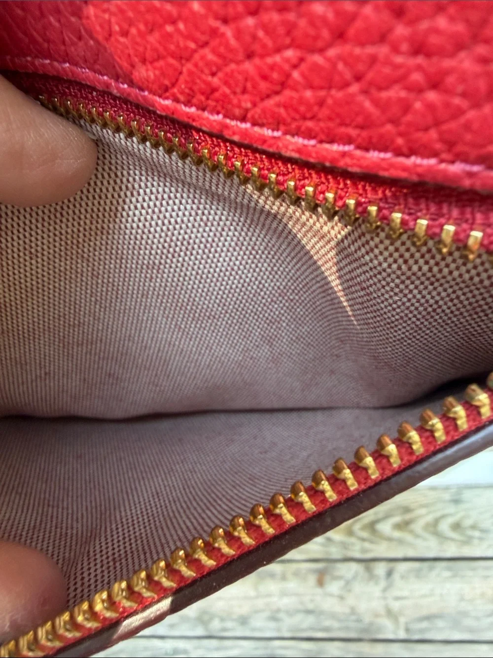 Coach Emory 1941 Collection Crossbody Colorblock Red Apple Glovetanned leather